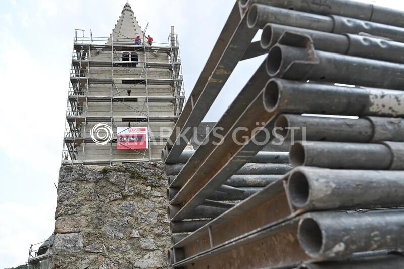 Renovierung Kirchturm Michelstetten