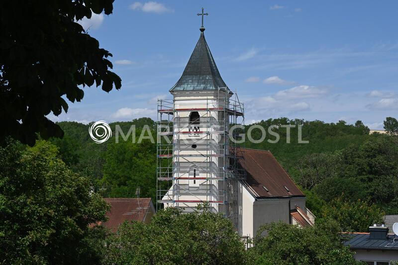 Renovierung Kirchturm Wenzersdorf