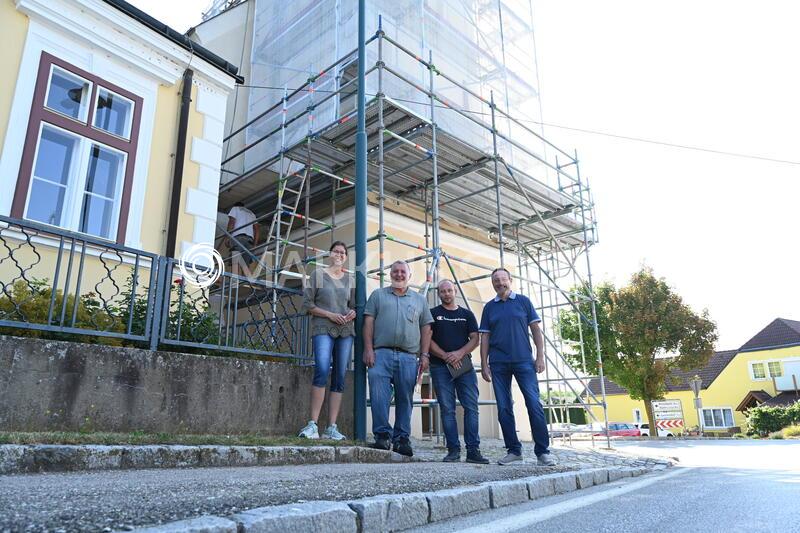 Renovierung Kirchturm Wenzersdorf