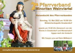 Plakat Maiandacht