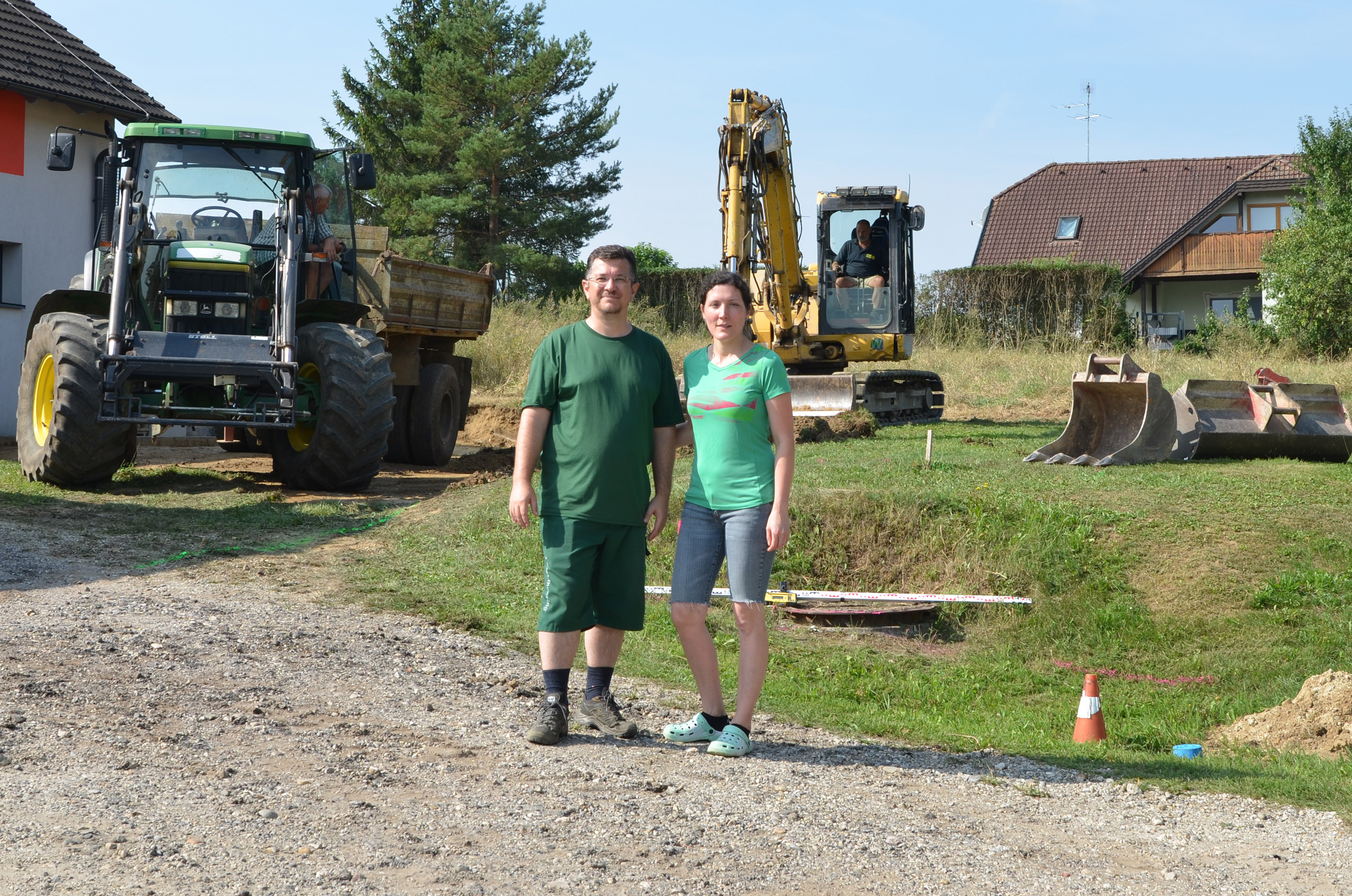 Start der Gartengestaltung