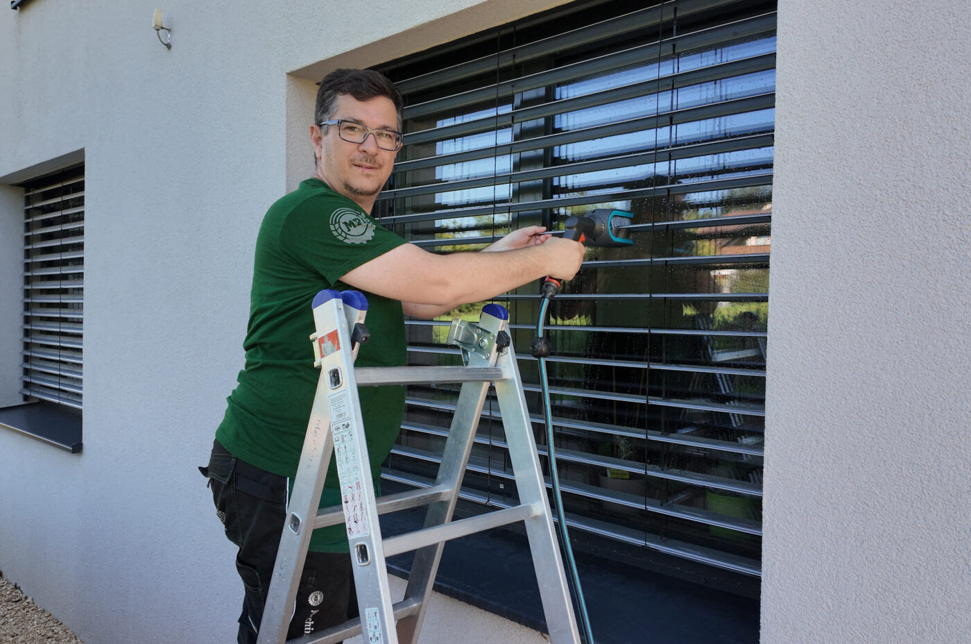 Raffstore reinigen